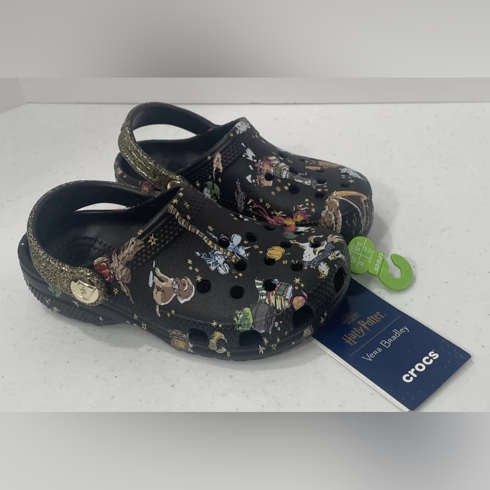 NWT Crocs Unisex-Child Classic Vera Bradley X Harry Potter Clogs Size C11